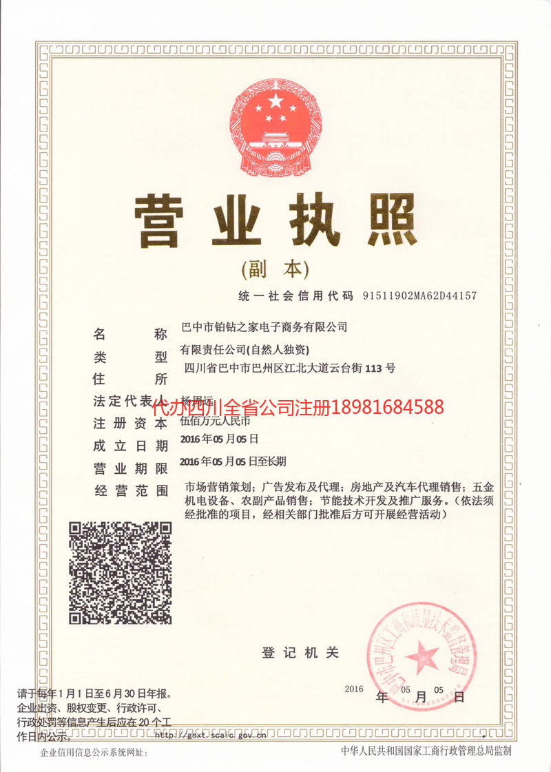 南部南部铂钻之家电子商务有限公司